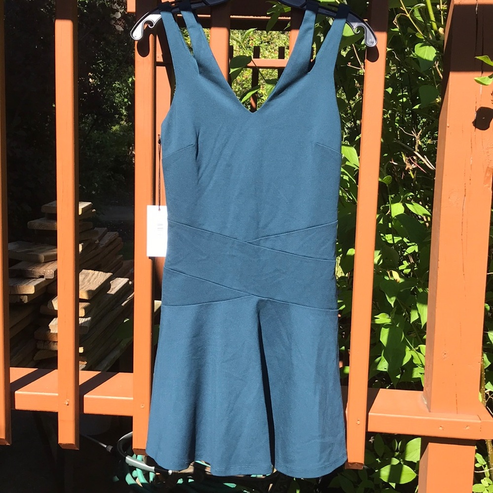 Ali & Jay blue fit and flare dress